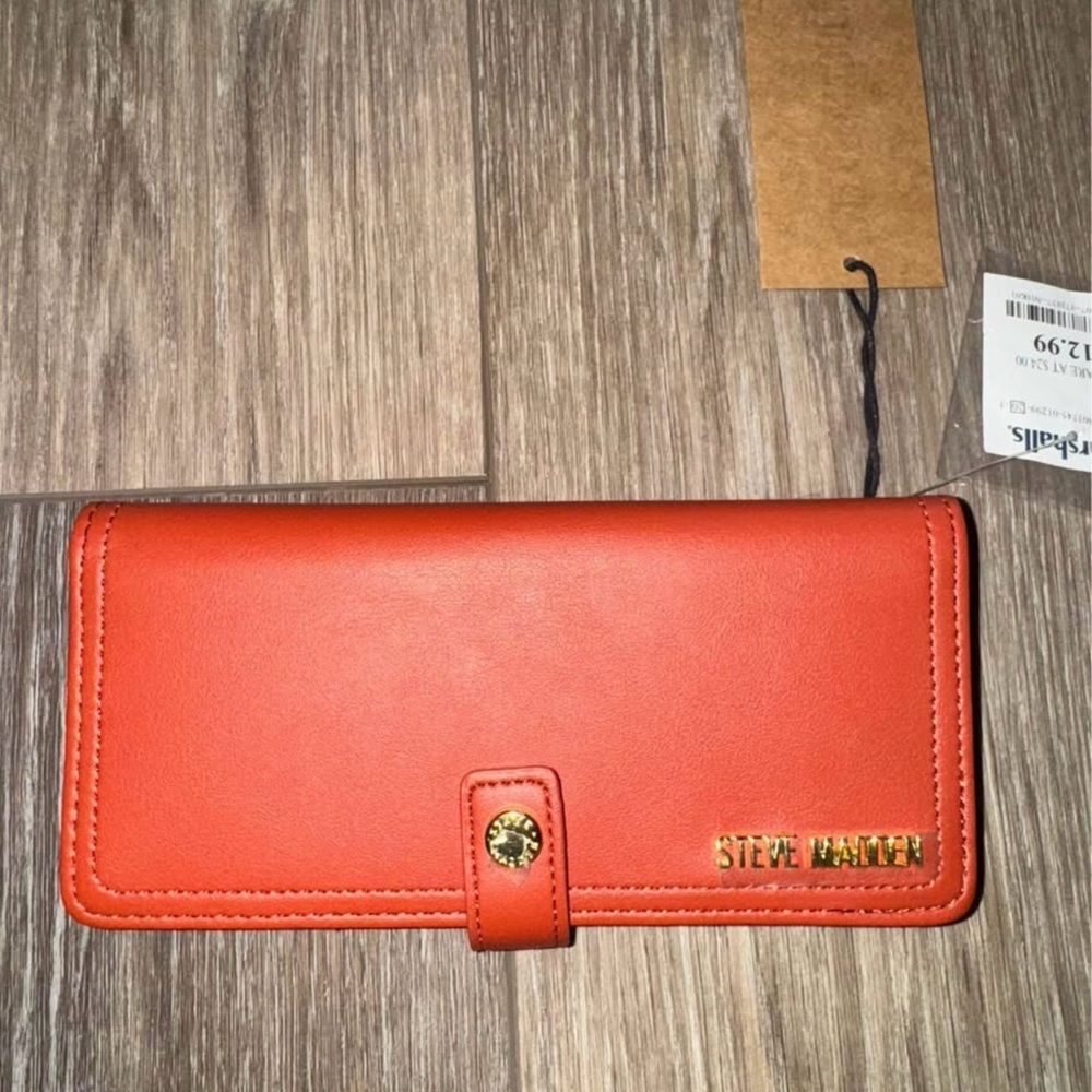 Steve Madden Vibrant Orange Wallet